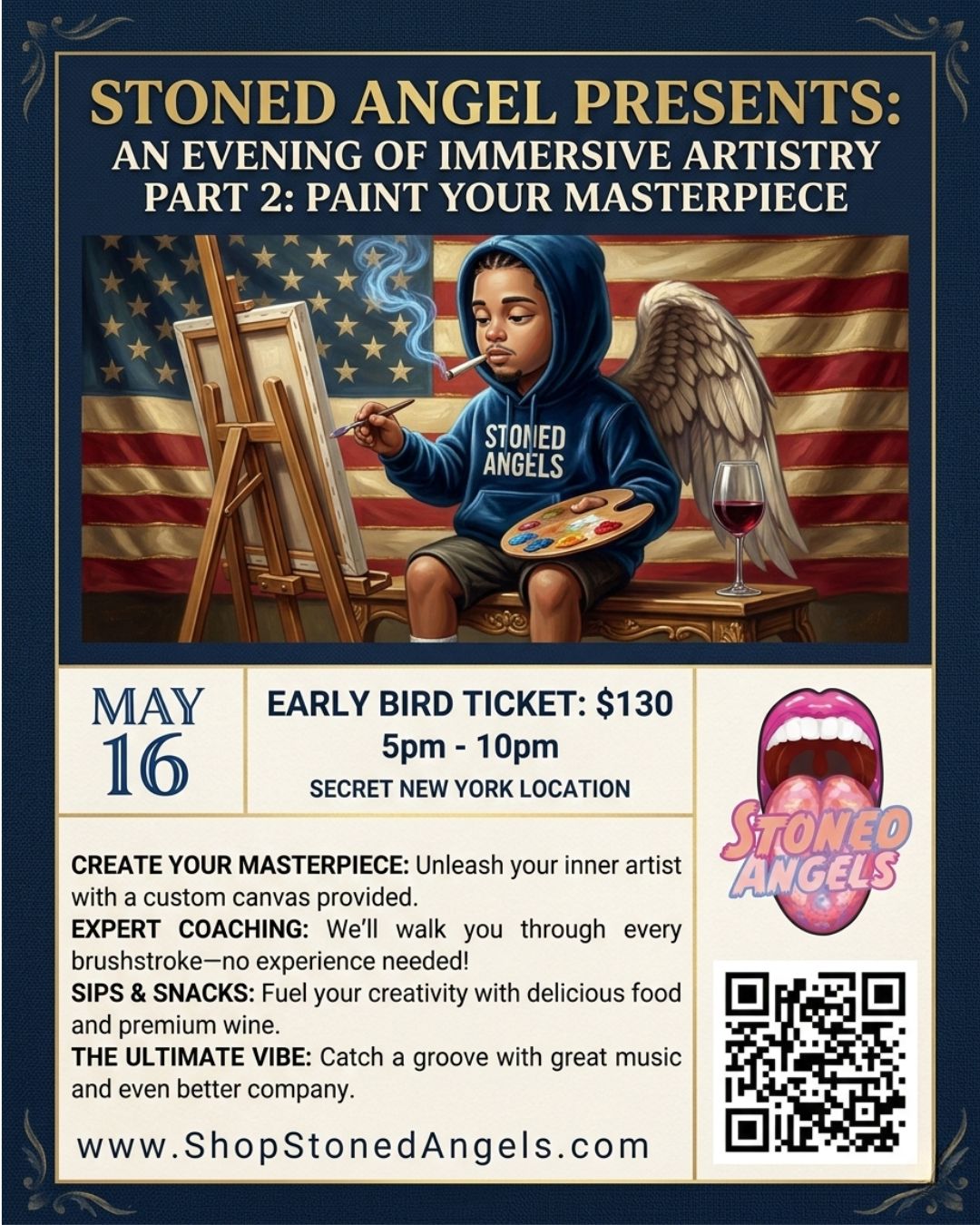 Stoned Angels Presents: An Evening of Immersive Artistry Part 2 (Payment Plan Option)